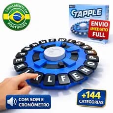 Jogo Stop Eletrônico com Cartas Educativo Divertido Brinquedo Interativo 10 Segundos Família Criança