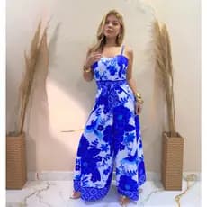 Macacão Envelope Longo moda  Feminino Verão 2026