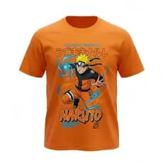 Camisa Naruto Infantil Masculina  tecido algodão 30.1 , tecido macio de qualidade , seu filho merece