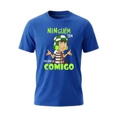 Camisa Chaves Infantil Masculina  tecido algodão 30.1 , tecido macio de qualidade , seu filho merece