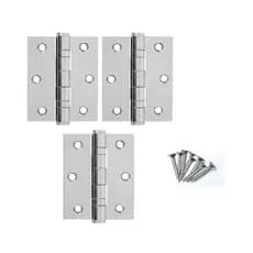 Dobradiças De Aço Inoxidável N-304 Reforçada para Porta e Janelas 3UN 6UN 9UN 12UN UNIFY