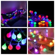 Luzes LED em cordão, 10 metros , 66 lâmpadas, iluminação decoração para festas de Natal. UNIFY