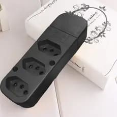 Tomada Tripla 3 Pinos 10A/250V - 2200W (Padrão NBR) Benjamim 1UN 3UN 5UN UNIFY