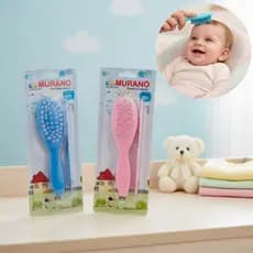 Escovas e Pentes Infantil Murano Cores Azul e Rosa | Presente Perfeito  Livre BPA REF 101 UNIFY