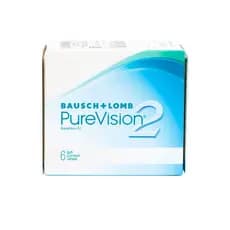 Lentes de Contato PureVision 2 Incolor Com Grau Mensal - Bausch + Lomb