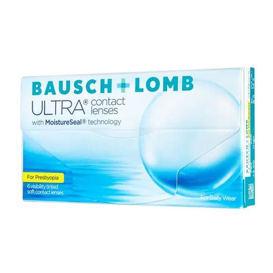 Lentes de Contato Ultra Contact Lenses Multifocal Com Grau Para Presbiopia Mensal - Bausch+Lomb
