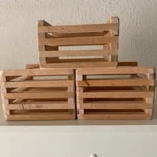2 unidades  Cachepots de Madeira Quadrado 15x15x10  pra orquídeas e plantas  em geral
