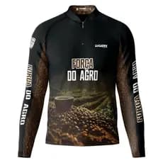 Camisa Agro Produtor de Café Força do Agro Com Proteção UV+50