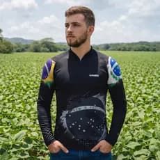 Camisa Agro Bandeira do Paraná com Proteção Solar UV+50