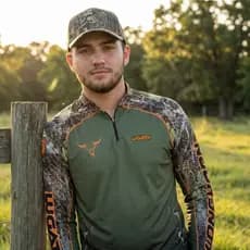 Camisa Agro Longhorn Camuflada Verde com Proteção Solar UV50+
