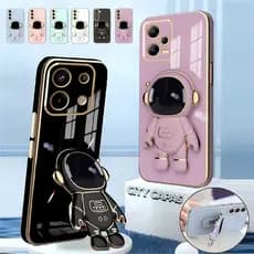 City Capas - Capinha Xiaomi Redmi 15 15C 14C 13C NOTE14 NOTE13 PRO PLUS com Suporte Astronauta Fofo