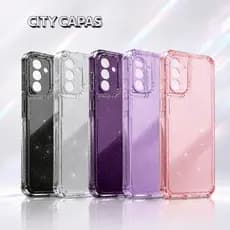 City Capas - Capinha com Glitter Galaxy A17 A07 A56 A36 A26 A16 A06 A55 A35 A25 A15 A05 A05S