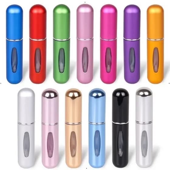 Porta Perfume Mini Frasco Portátil Recarregável 5ml
