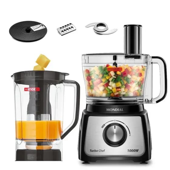 Multiprocessador Turbo Chef Mondial 5 em 1 MPN-01 1000w 220v