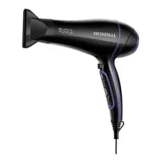 Secador de Cabelo Mondial Black Purple com Tourmaline Íon 2000W Preto/Roxo 220V - SCN-01