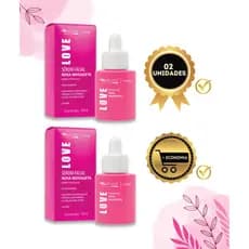 Kit 2 Séruns Faciais Rosa Mosqueta Max Love 30ml Cada – Hidratação, Nutrição e Regeneração da Pele