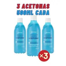 Acetona Farmax 500ml – Kit com 3, 5 ou 6 – Removedor de Esmalte Profissional, Manicure e Salão!