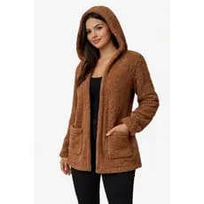 Casaco  Teddy De Pelinho Casaco Feminina Invierno E Frio