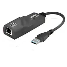 Conversor USB 3.0 para RJ45 Gigabit Ethernet 1000Mbps Notebook PC