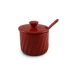 ACUCAREIRO C/ COLHER TWIST 250GR - Vermelho