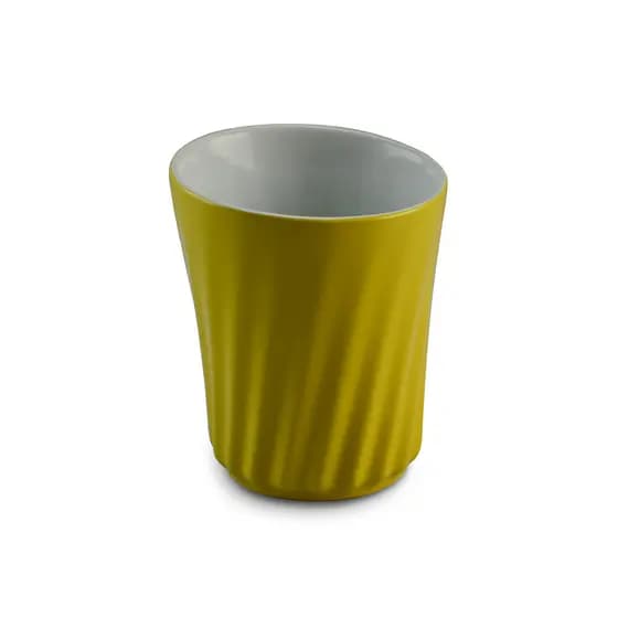 Porta Utensilios Twist - Amarelo /Branco