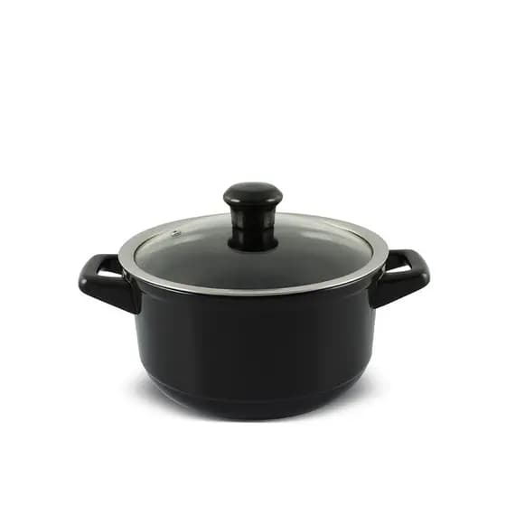 Panela De Cerâmica Duo 20Cm 2500Ml - Preto