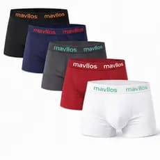 Kit com 7 Cuecas Box Cueca Boxer Microfibra Qualidade Anti Odor