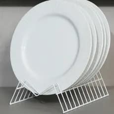 Suporte 12 Pratos Vertical Organizador Porta Pratos Armário Aramado Cozinha Aço