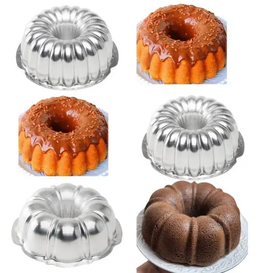 Kit 3 Formas Suiça Decorada 3 Peças 18cm Marca Caparroz - 1-n01 - 2-n02