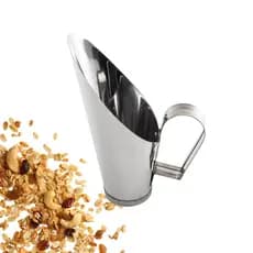 Concha Medidor para Cereais Grão Ração 500g Inox