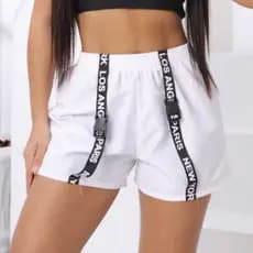 SHORT FIVELA FAIXA MODA TENDENCIA FEMENINA MODA GRINGA
