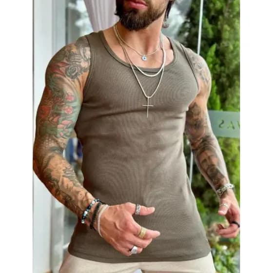 REGATA PREMIUM MASCULINA AMERICANA CANELADA