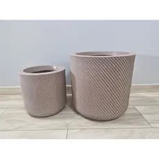 Vaso de Planta Decorativo Reciclável em Polietileno - Bojo Vertical Kit