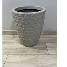 Vaso de Planta Decorativo Reciclável em Polietileno- Coluna Berlian Gold P - A76