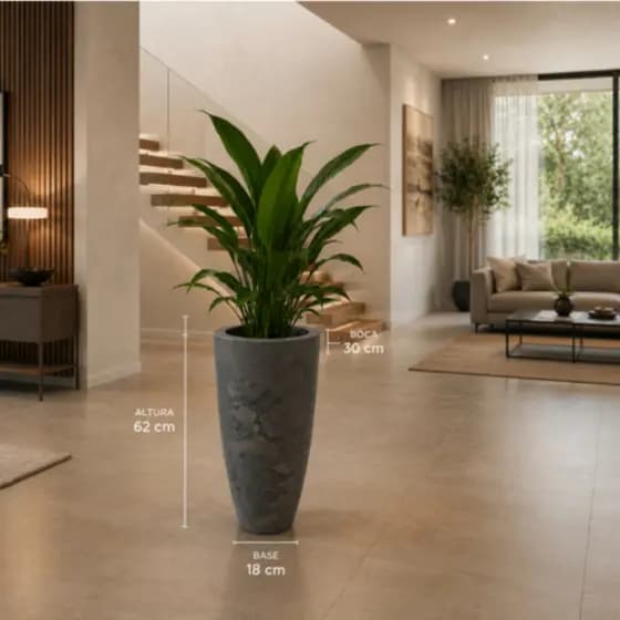 Vaso de Planta Coluna Ibiza Slin Ref 145