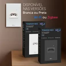 Tomada Inteligente Smart Wi-Fi Zigbee 20A 110V/220V Bivolt Avant Neo Casa Inteligente Controle por App e Voz Alexa Googl