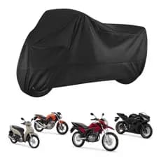 Capa de Moto em Couro 100% Impermeável Forrada Proteção UV