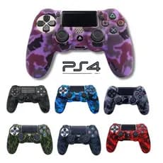 Case Capa Silicone Camuflado para Controle de PS4 Playstation 4 Qualidade Premium