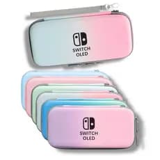 Capa Estojo Bag para Nintendo Switch Oled Degradê Porta Jogos com Alça