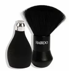 Kit Espanador Bolinha + Talqueira profissional Barbeiro Cabelereiro