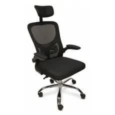 Cadeira Escritório Presidente Giratória Ergonômica Mesh UltraComfort Pro Preto