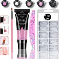 Kit Polygel Poligel Alongamento Molde F1 Unhas Super Promoção - ENVIO IMEDIATO