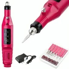 Lixadeira Elétrica Motor Unha Motorzinho Bivolt Portátil Gel