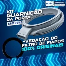 Borracha Porta Lava E Seca Samsung WD6000 WD4000 WD10M WD11M WD85M WD90M DC64-03235 NF Original