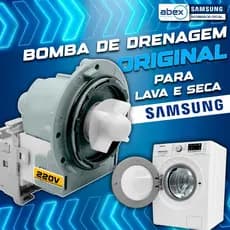 Bomba De Drenagem Lavadora Lava E Seca Samsung 8 10 11 Kg WD10M WD11M DC31-00181B 220v Original