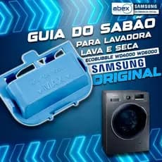 Guia Do Sabao Liquido Lava e Seca Samsung 10kg 11kg 13kg WD10M WD11M WD13T DC61-03510A Original