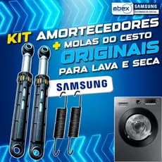 Amortecedor E Molas Cesto Lava E Seca Samsung WD90M44 WD10M44 WD106UHS WD11K64 DC66-00421B Original