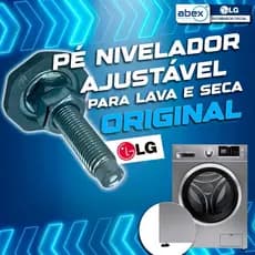 Pé Ajustável Nivelador Original LG Máquina Lavadora Secadoras AFC72909305 AFC72755404 1 Un Original