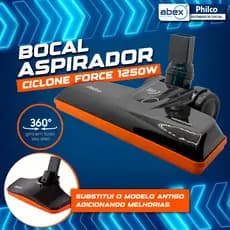 Bocal De Piso Original Ciclone Force PAS06 Acessório Aspirador De Pó Philco 1250W Removível Lavável