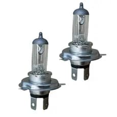 Par Lâmpada Halogena Farol Encaixe H4 12V 35/35W Duração Longa Universal